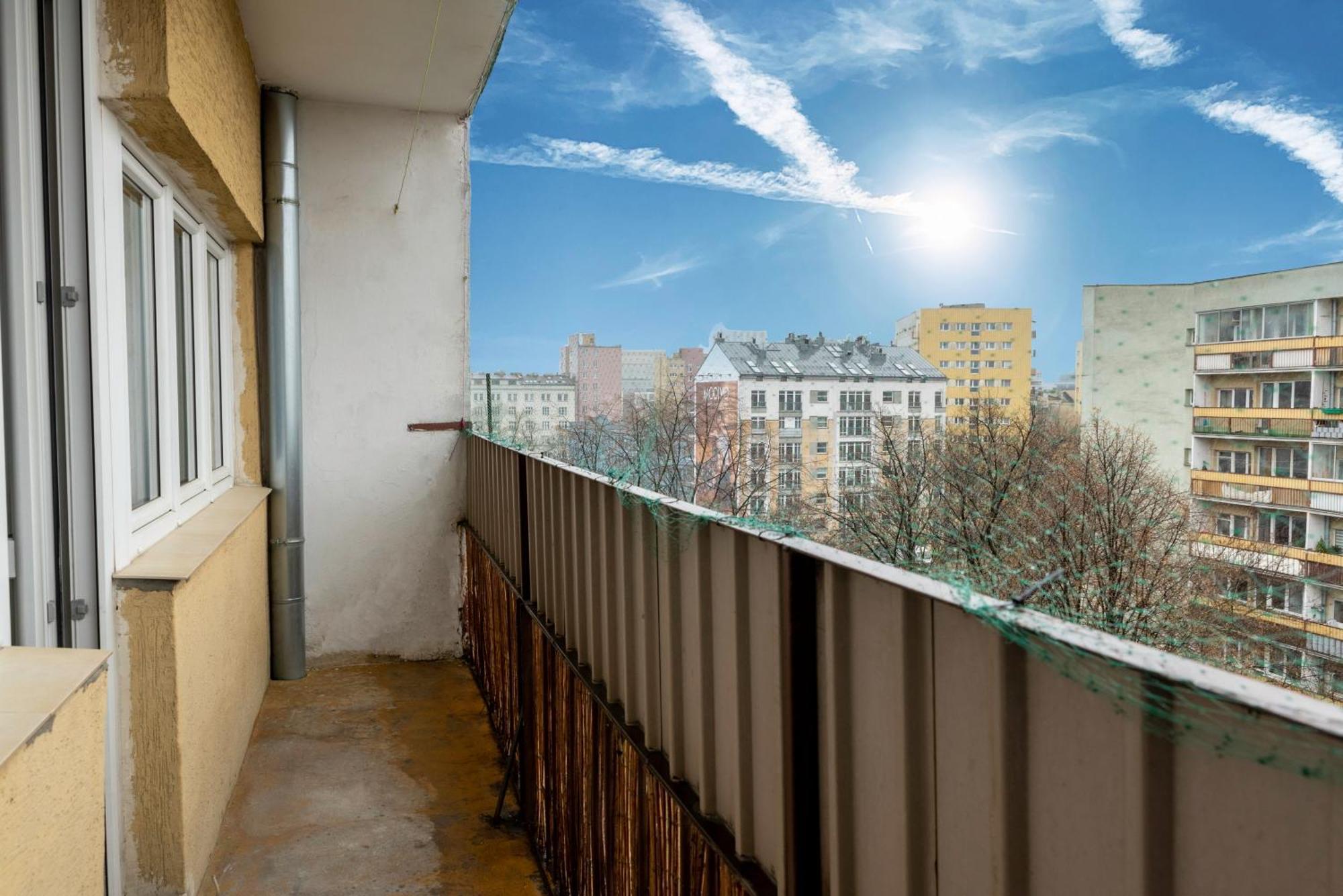 Comfy Flat In The City Center. Great View. Варшава Экстерьер фото